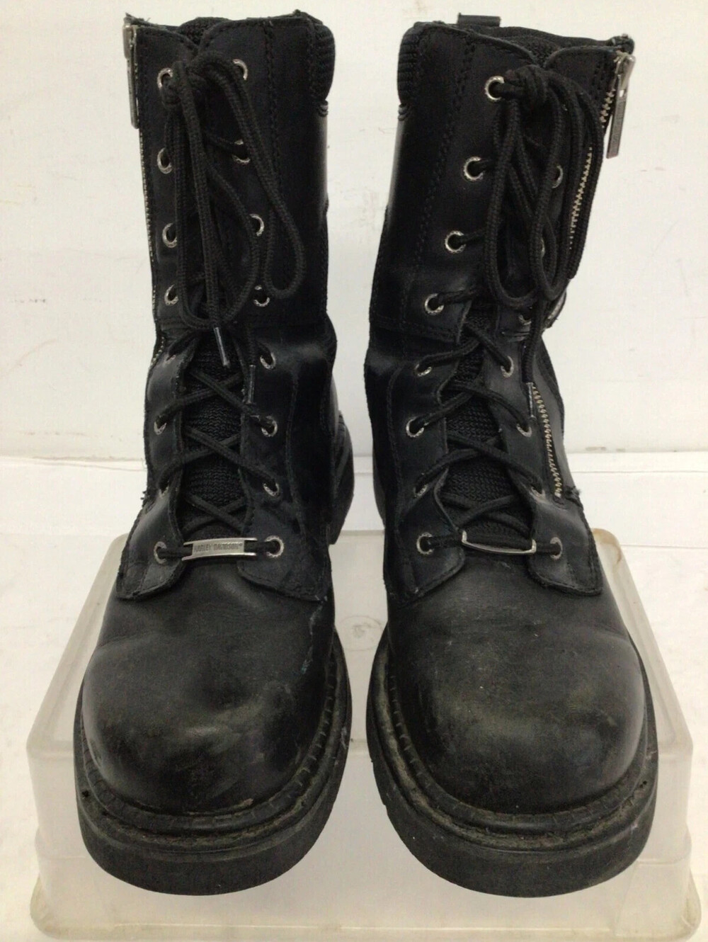 Harley Davidson Insulated Leather Boots Black Model 91542, Men's Size 10